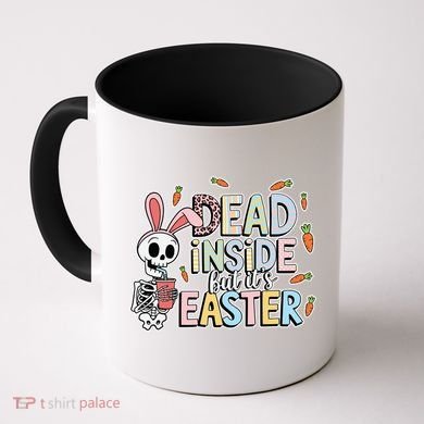 Easter Skeleton Bunny But Did You Dye Spring Egg Coffee Mug