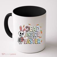 Easter Skeleton Bunny But Did You Dye Spring Egg Coffee Mug thumb 0