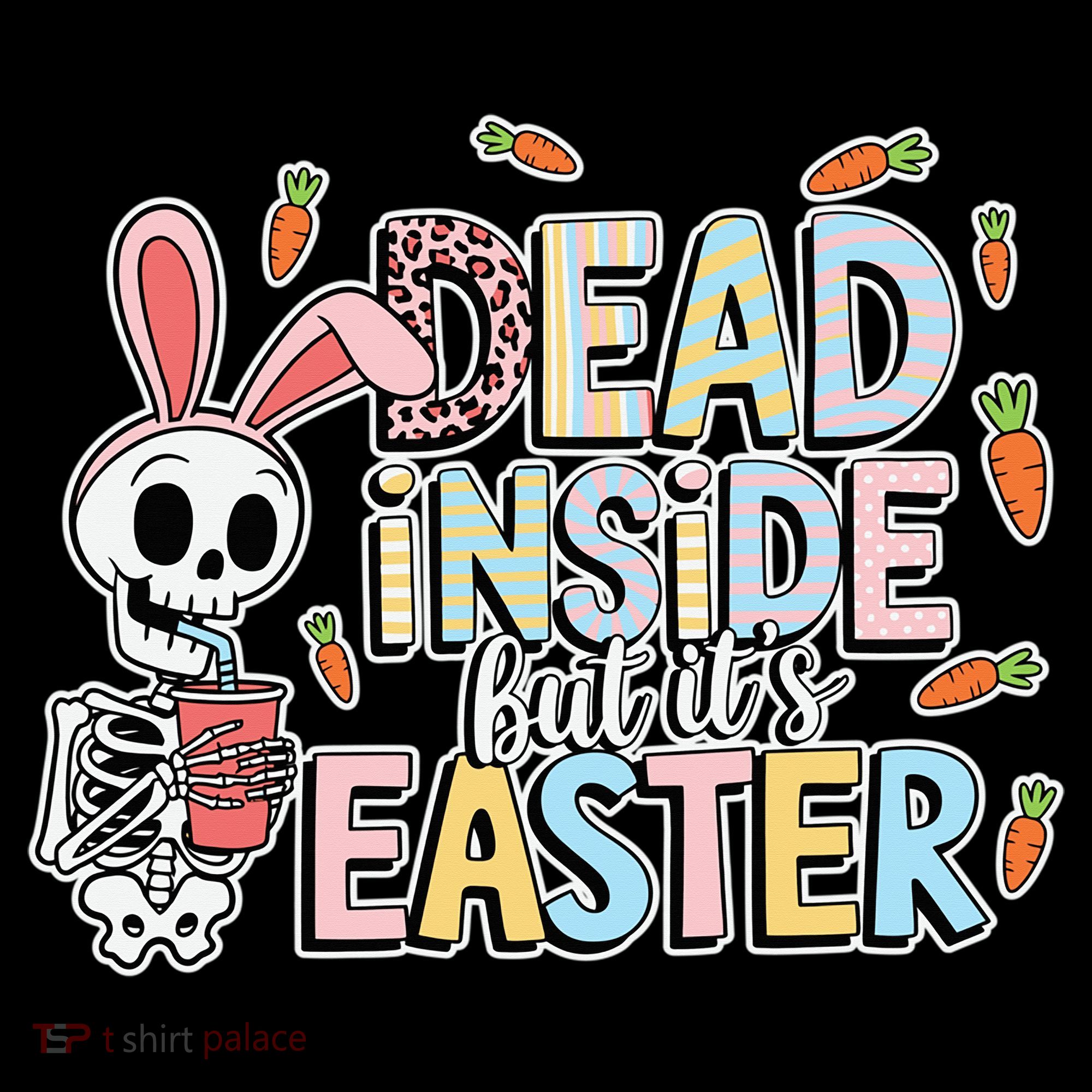 Easter Skeleton Bunny But Did You Dye Spring Egg Ornament