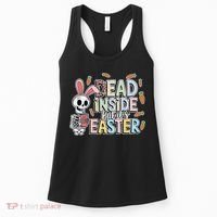 Easter Skeleton Bunny But Did You Dye Spring Egg Women's Tank Top thumb 0