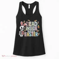 Easter Skeleton Bunny But Did You Dye Spring Egg Women's Tank Top thumb 0