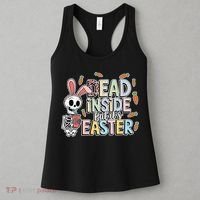 Easter Skeleton Bunny But Did You Dye Spring Egg Women's Tank Top thumb 3