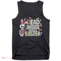 Easter Skeleton Bunny But Did You Dye Spring Egg Tank Top thumb 0