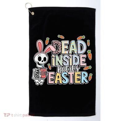 Easter Skeleton Bunny But Did You Dye Spring Egg Golf Towel
