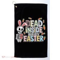 Easter Skeleton Bunny But Did You Dye Spring Egg Golf Towel thumb 0