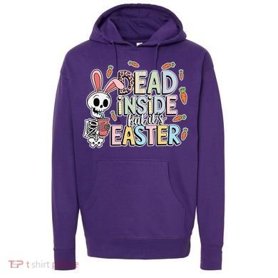 Easter Skeleton Bunny But Did You Dye Spring Egg Hoodie