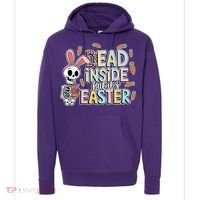 Easter Skeleton Bunny But Did You Dye Spring Egg Hoodie thumb 0