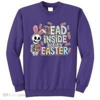 Easter Skeleton Bunny But Did You Dye Spring Egg Sweatshirt thumb 0