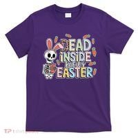 Easter Skeleton Bunny But Did You Dye Spring Egg T-Shirt thumb 0