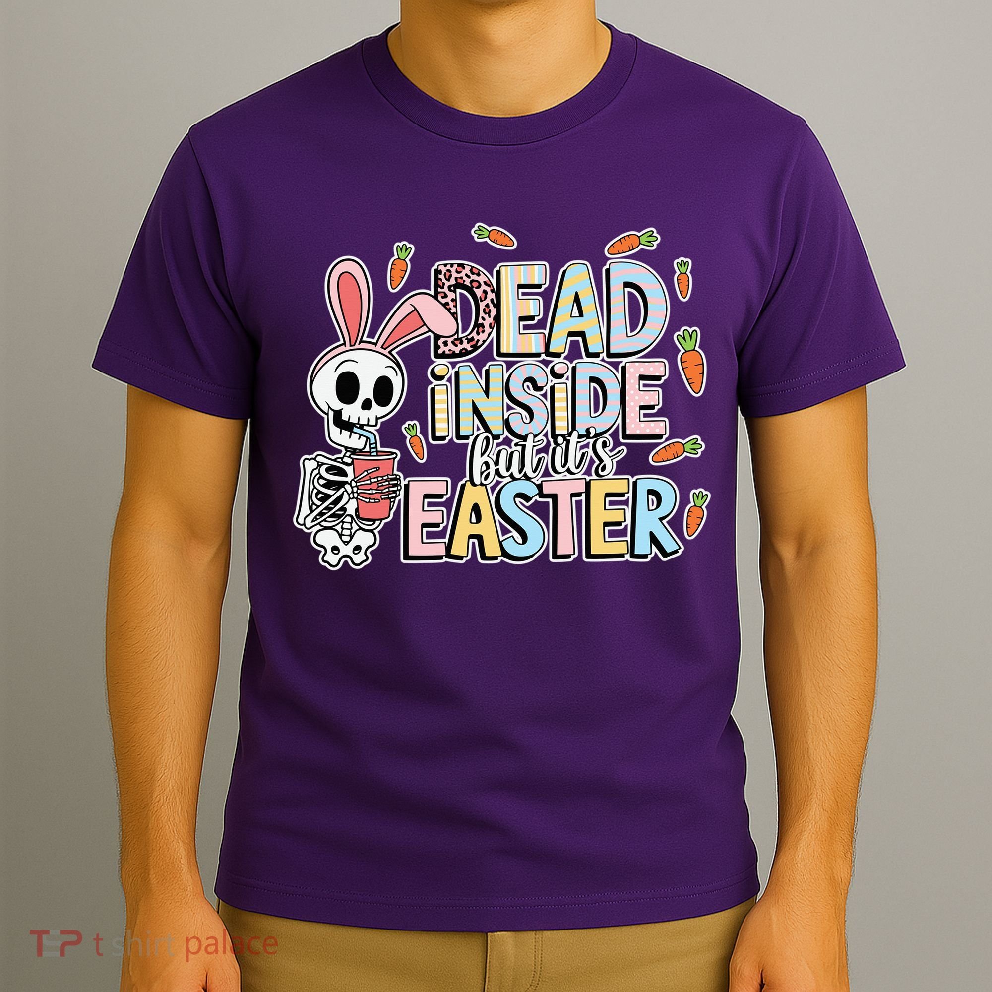 Easter Skeleton Bunny But Did You Dye Spring Egg T-Shirt