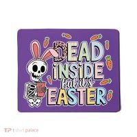 Easter Skeleton Bunny But Did You Dye Spring Egg Mousepad thumb 0