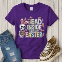 Easter Skeleton Bunny But Did You Dye Spring Egg Women's T-Shirt thumb 3