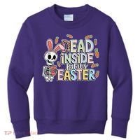 Easter Skeleton Bunny But Did You Dye Spring Egg Kids Sweatshirt thumb 0