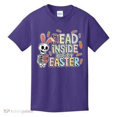 Easter Skeleton Bunny But Did You Dye Spring Egg Kids T-Shirt