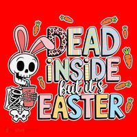 Easter Skeleton Bunny But Did You Dye Spring Egg Santa Hat thumb 1