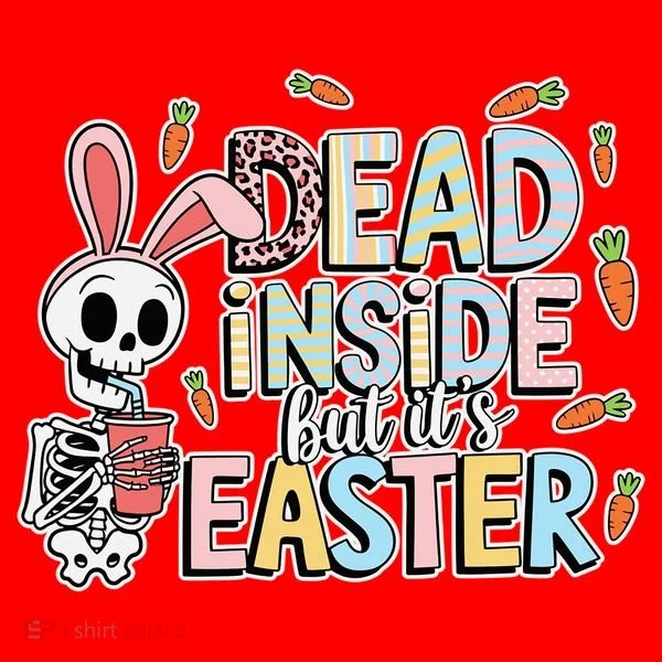 Easter Skeleton Bunny But Did You Dye Spring Egg Santa Hat