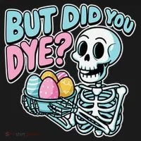 Easter Skeleton Bunny But Did You Dye Spring Egg Doggie Tank thumb 4