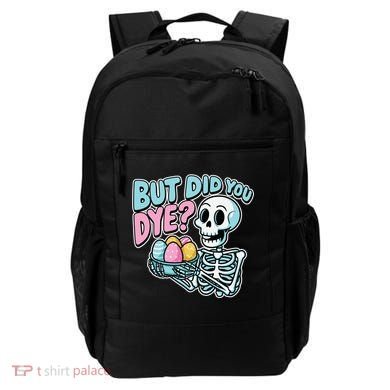 Easter Skeleton Bunny But Did You Dye Spring Egg Backpack