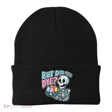 Easter Skeleton Bunny But Did You Dye Spring Egg Beanie