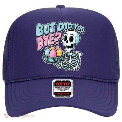 Easter Skeleton Bunny But Did You Dye Spring Egg Hat
