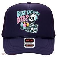 Easter Skeleton Bunny But Did You Dye Spring Egg Hat thumb 0