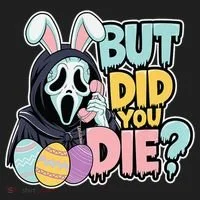Easter Skeleton Bunny But Did You Dye Spring Egg Women's Sweatshirt thumb 2