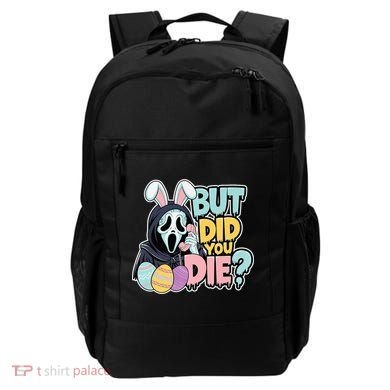Easter Skeleton Bunny But Did You Dye Spring Egg Backpack