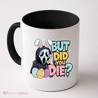 Easter Skeleton Bunny But Did You Dye Spring Egg Coffee Mug thumb 0