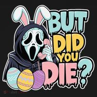 Easter Skeleton Bunny But Did You Dye Spring Egg Polo thumb 3