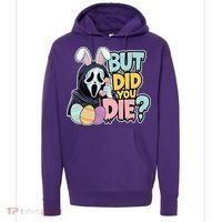 Easter Skeleton Bunny But Did You Dye Spring Egg Hoodie thumb 0
