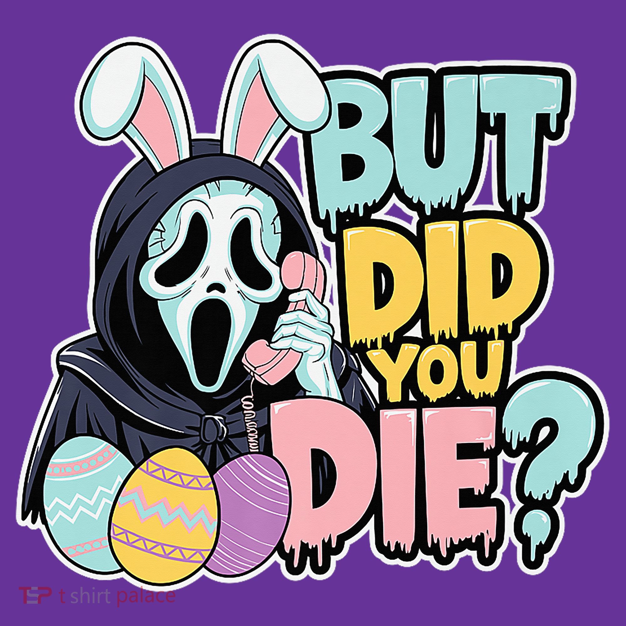 Easter Skeleton Bunny But Did You Dye Spring Egg Apron