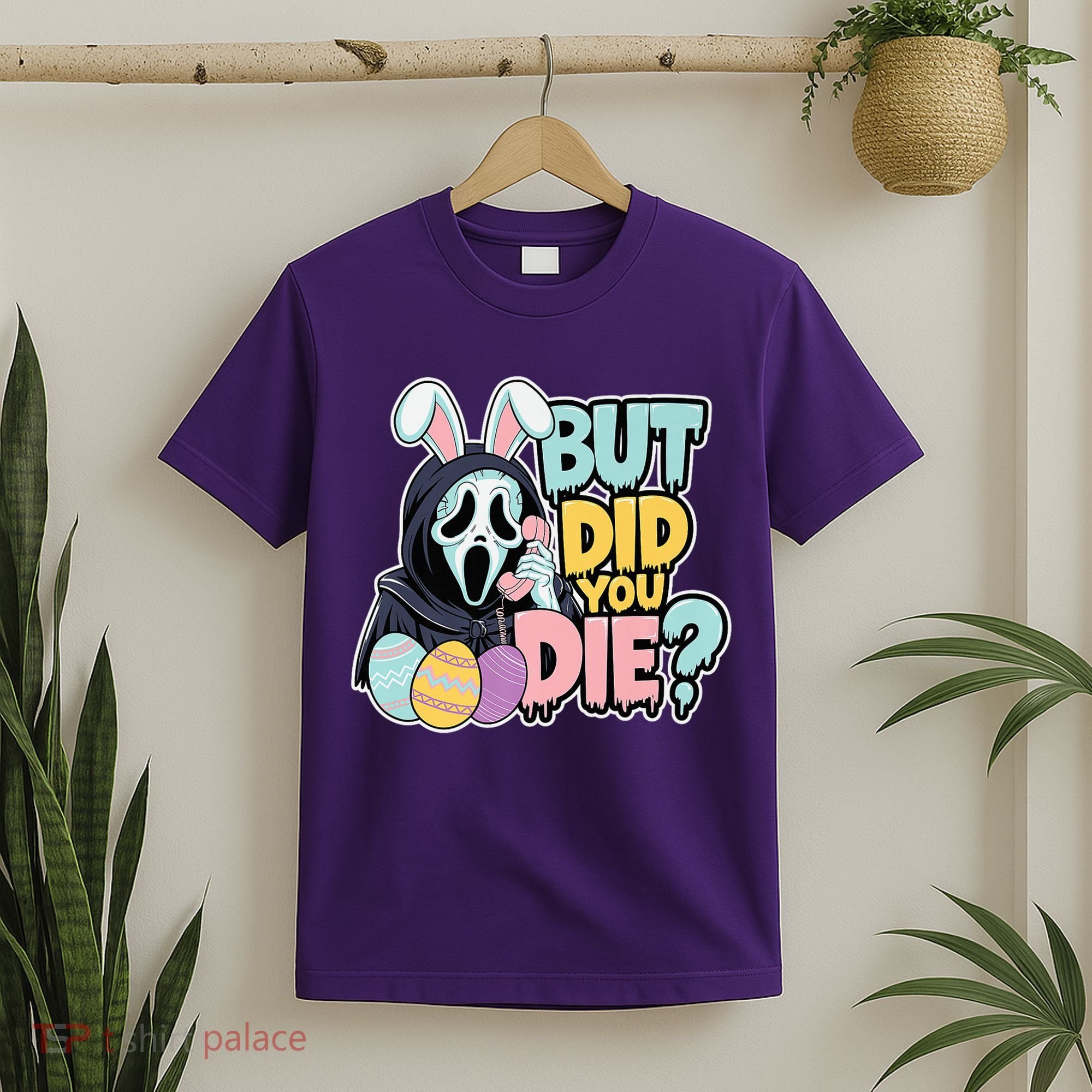 Easter Skeleton Bunny But Did You Dye Spring Egg T-Shirt