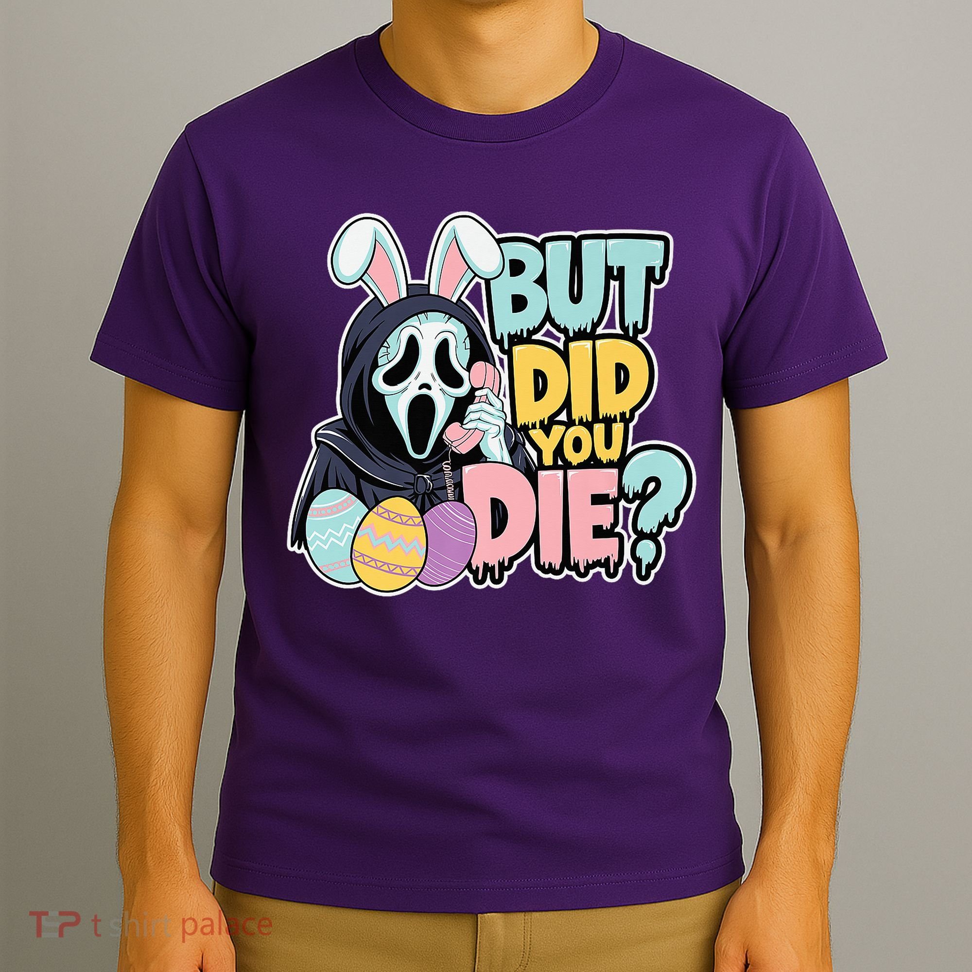 Easter Skeleton Bunny But Did You Dye Spring Egg T-Shirt