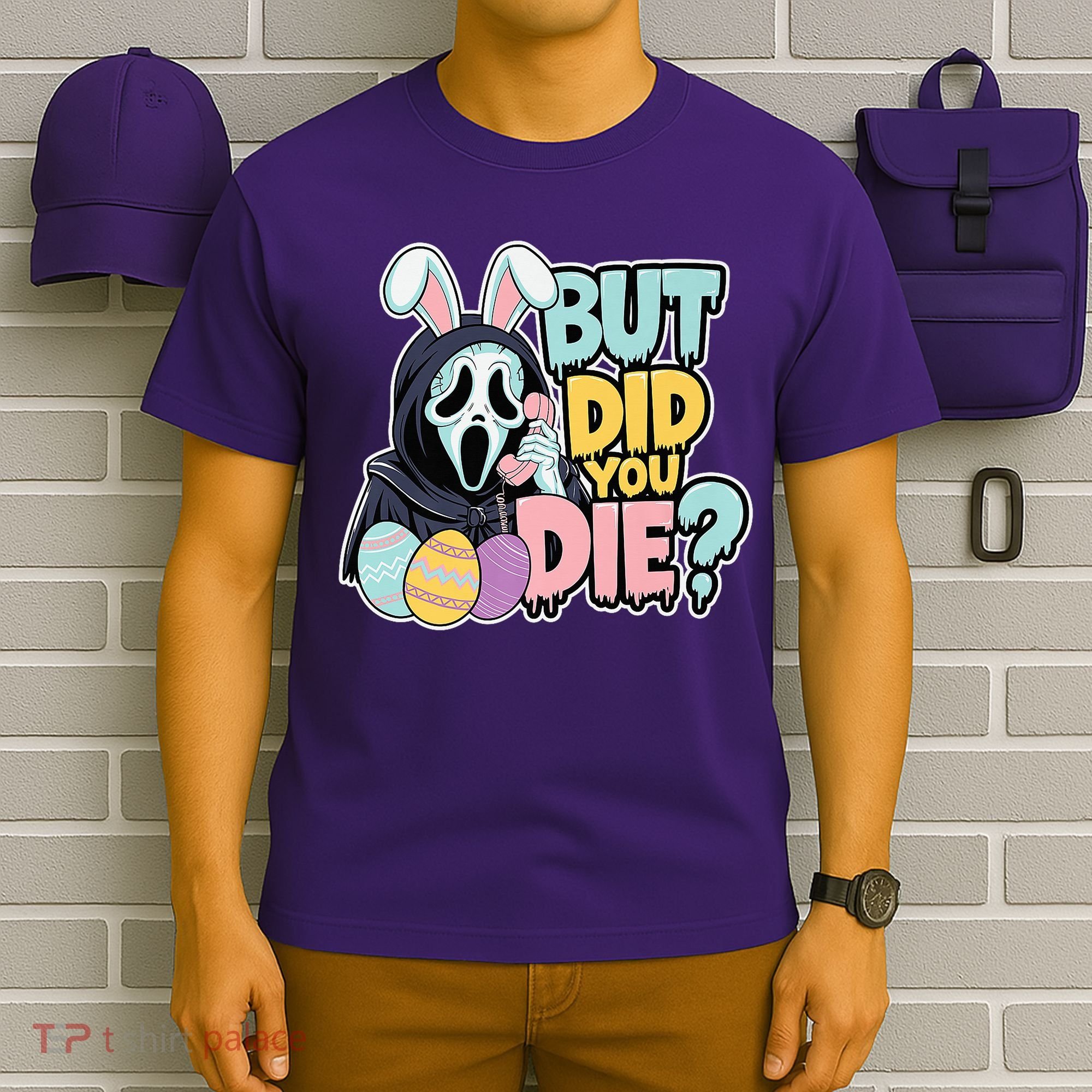 Easter Skeleton Bunny But Did You Dye Spring Egg T-Shirt