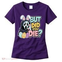 Easter Skeleton Bunny But Did You Dye Spring Egg Women's T-Shirt thumb 0