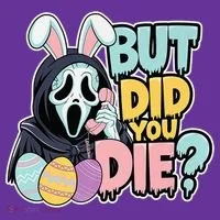 Easter Skeleton Bunny But Did You Dye Spring Egg Women's T-Shirt thumb 6