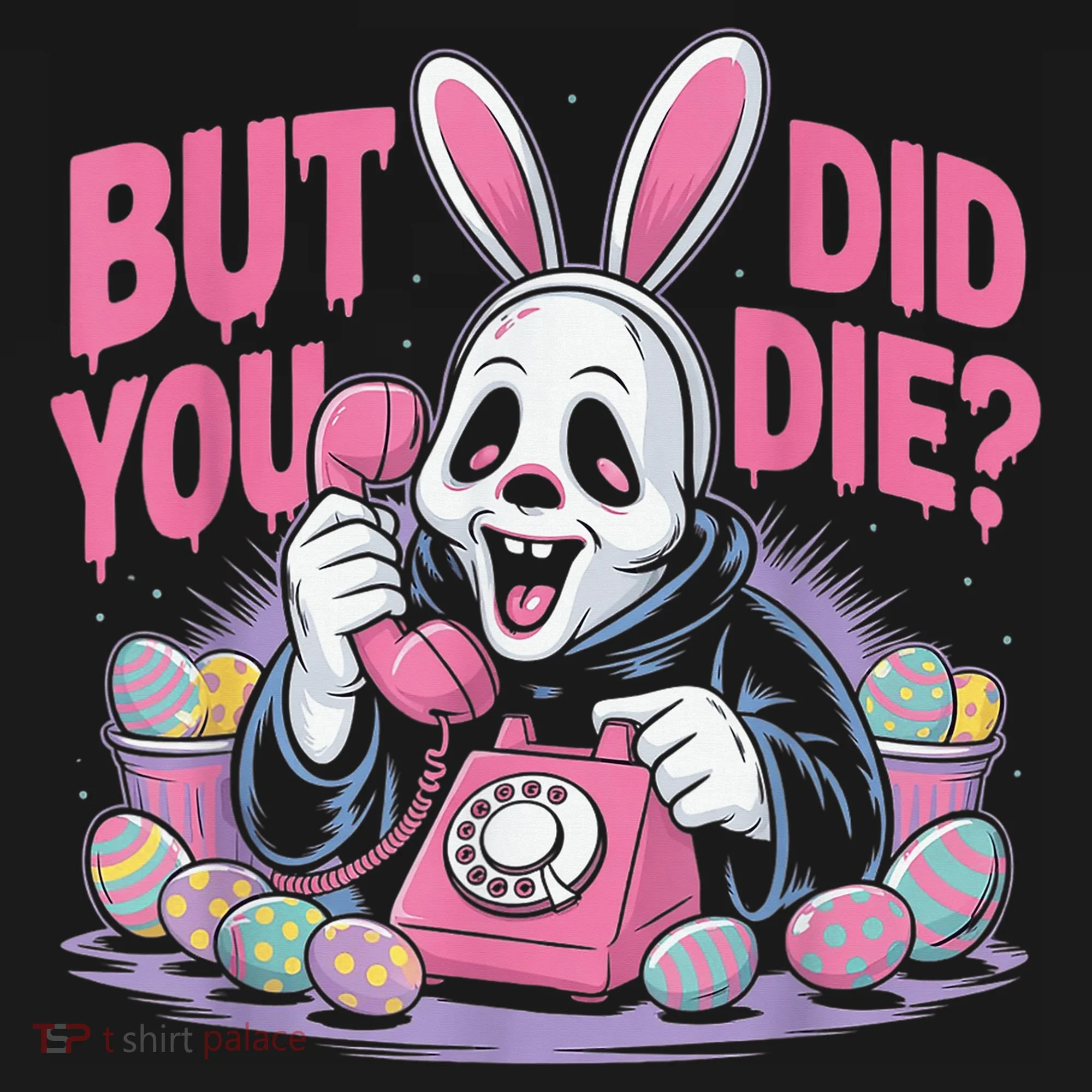 Easter Skeleton Bunny But Did You Dye Spring Egg Doggie Tank