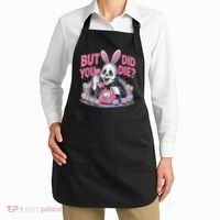 Easter Skeleton Bunny But Did You Dye Spring Egg Apron thumb 2