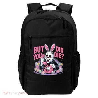 Easter Skeleton Bunny But Did You Dye Spring Egg Backpack
