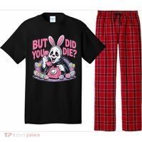 Easter Skeleton Bunny But Did You Dye Spring Egg Pajama Set thumb 0