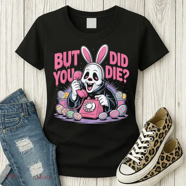 Easter Skeleton Bunny But Did You Dye Spring Egg Women's T-Shirt