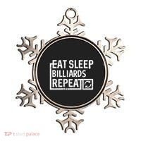 Eat Sleep Billiards Gift Ornament thumb 0