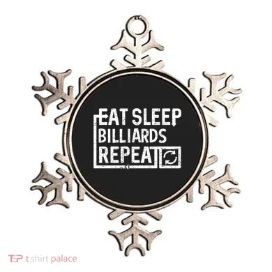 Eat Sleep Billiards Gift Ornament