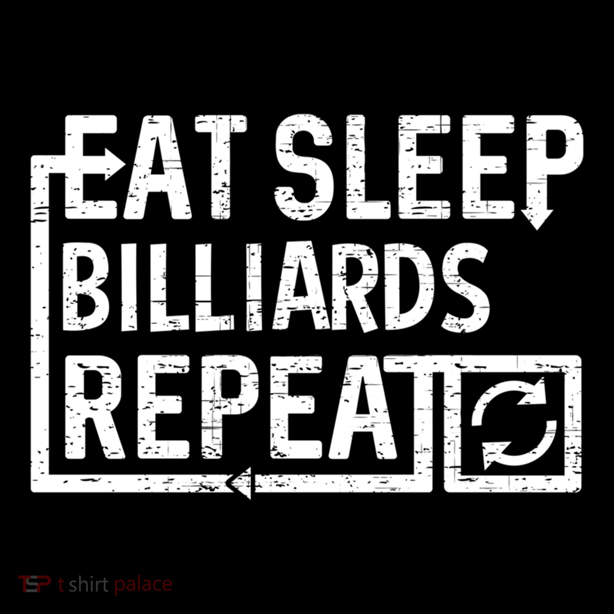 Eat Sleep Billiards Gift Ornament