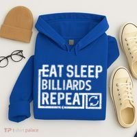 Eat Sleep Billiards Gift Hoodie thumb 4