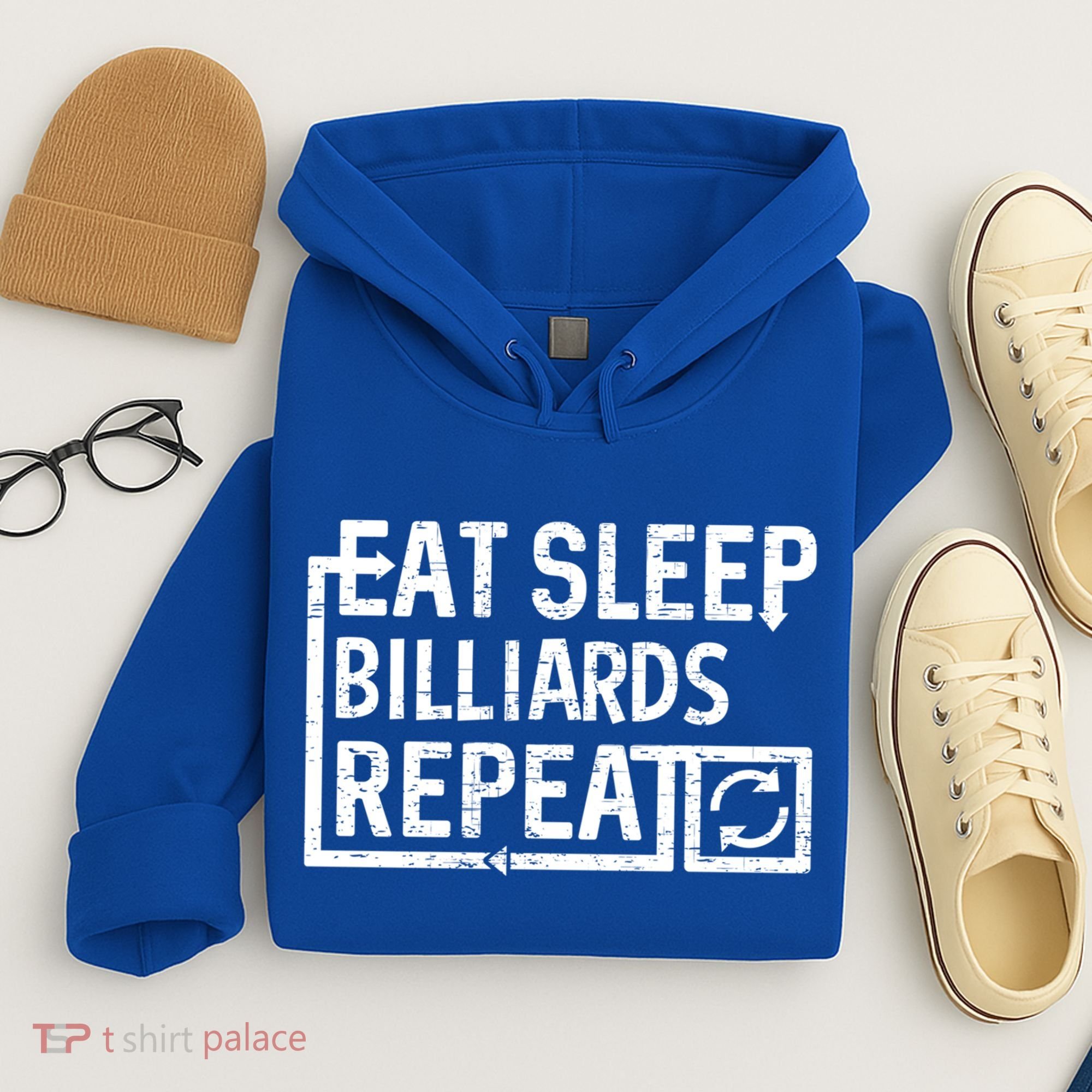 Eat Sleep Billiards Gift Hoodie