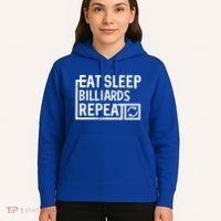Eat Sleep Billiards Gift Hoodie thumb 5