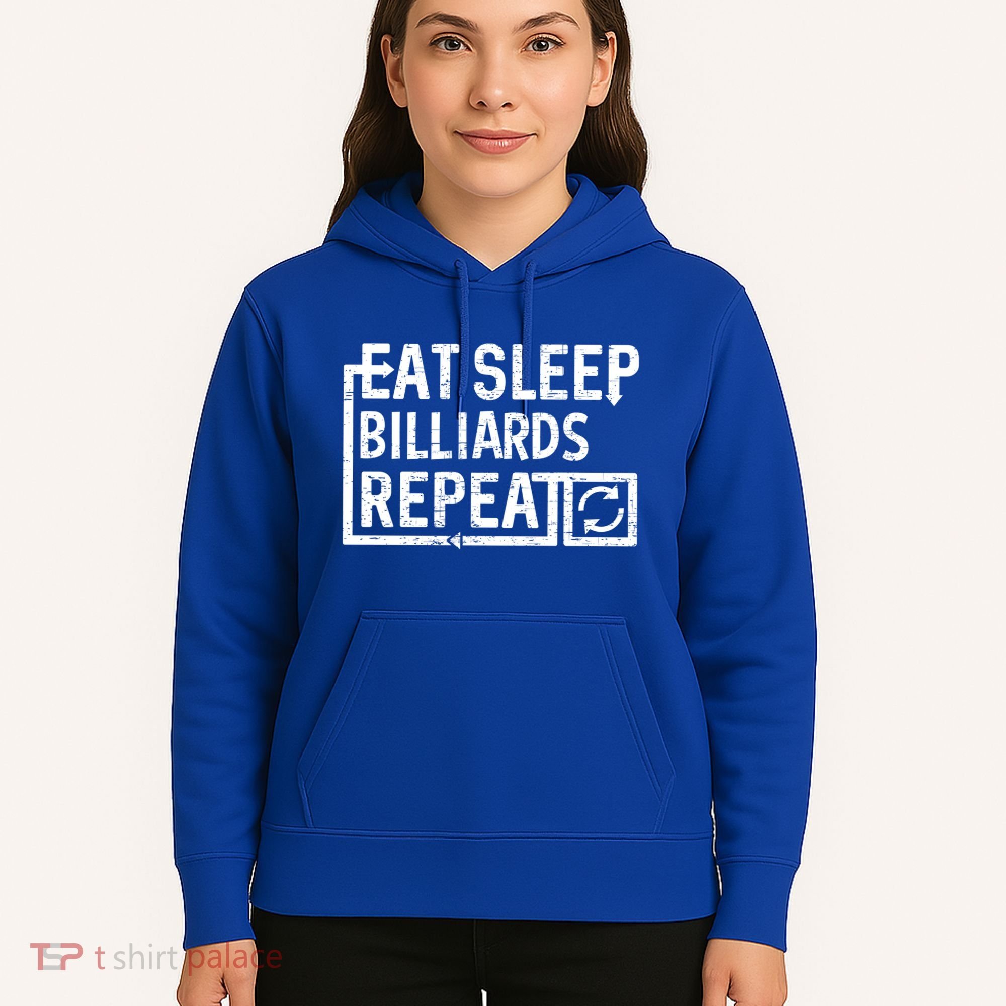 Eat Sleep Billiards Gift Hoodie