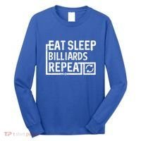 Eat Sleep Billiards Gift Long Sleeve Shirt thumb 0