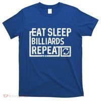 Eat Sleep Billiards Gift T-Shirt thumb 0